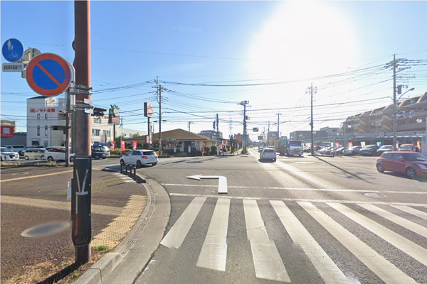 国道463号線沿いの風景