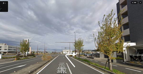 国道122号線沿いの風景